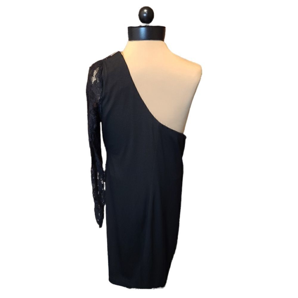 Ruby Rox Plus One Shoulder Bodycon Lace Dress 2X - Picture 2 of 3